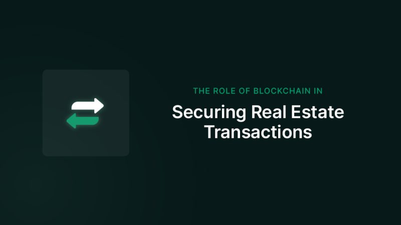 The role of blockchain